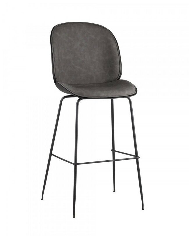 Стул барный Stool Group Beetle PU 9329C серый