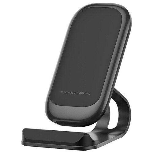 фото Подставка для смартфонов с беспроводной зарядкой wireless charger z01, черный oem