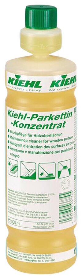 KIEHL Средство Kiehl-Parkettin-Konzentrat для влажной уборки и ухода за деревянными полами, 1 л