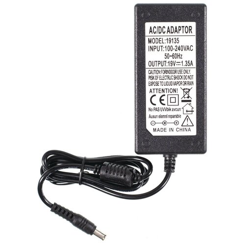 Блок питания 6,5x4,4mm 19V 24W 1,3A для LG 25UM58, 24MP59G-P, 24MK430H, 24MP400-B, 27MP400-B и др