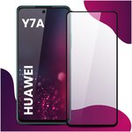 Противоударное защитное стекло для смартфона Huawei Y7A / Хуавей Ю7 А - изображение