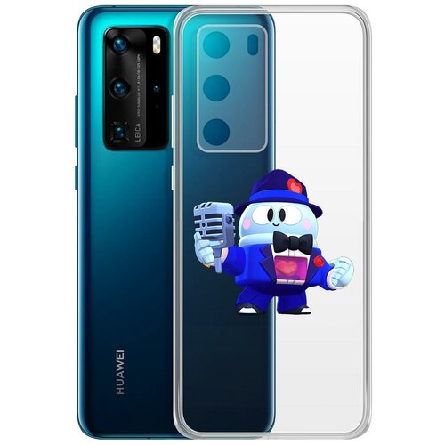 фото Чехол-накладка clear case brawl stars-стильный лу для huawei p40 krutoff group