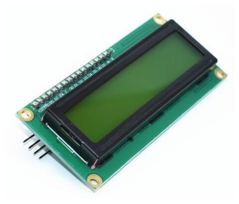 LCD дисплей 1602, HD44780, 16 символов, 2 строки, зеленый
