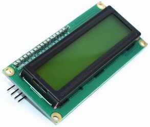 LCD дисплей 1602, HD44780, 16 символов, 2 строки, зеленый