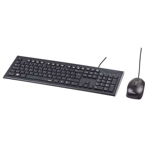 Клавиатура + мышь Hama Cortino клав:черный мышь:черный USB Multimedia