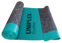 Подложка для напольных покрытий UNIPLEX ECOLINE, под ламинат, паркет, 3 мм, 10м2