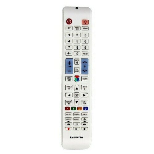 Пульт универсальный для Samsung RM-D1078W (белый) new for samsung remote control hdtv led smart tv aa59 00582a controller replacement for aa59 00580a aa59 00581a aa59 00638a