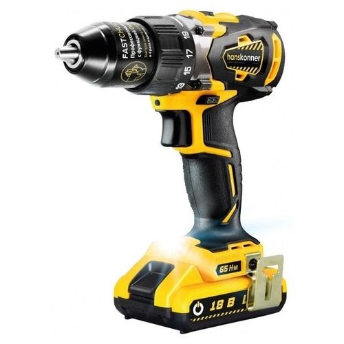 Шуруповерт HANSKONNER HCD1865BL 1109400₽