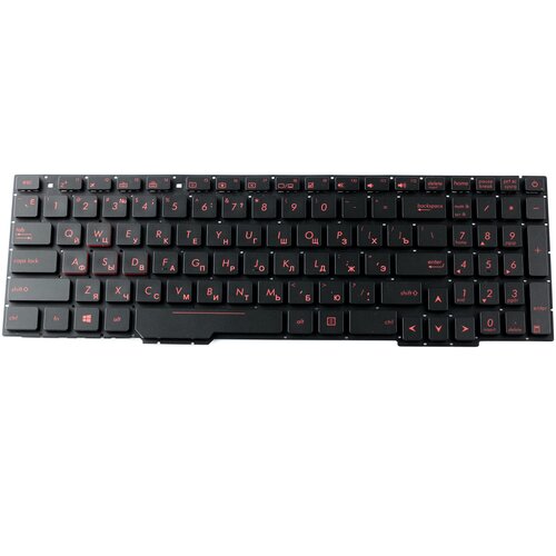Клавиатура для Asus GL753 GL553 FX553VD С подсветкой Pn V156362AS1 0KN1-0B3US11 0KNB0-6674US00 4939₽