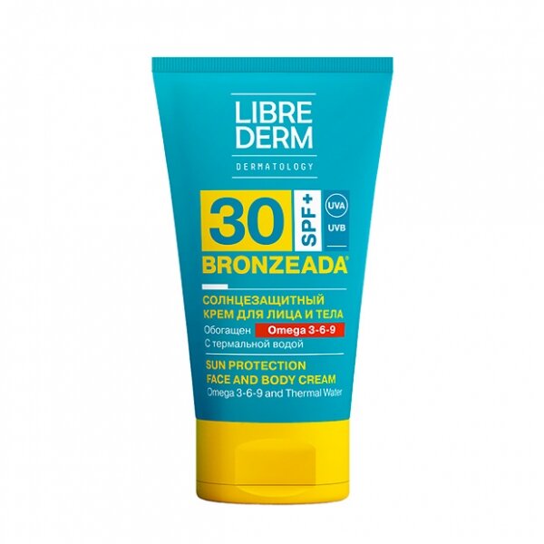 Librederm Bronzeada Крем SPF 30 Омега 3-6-9 150 мл