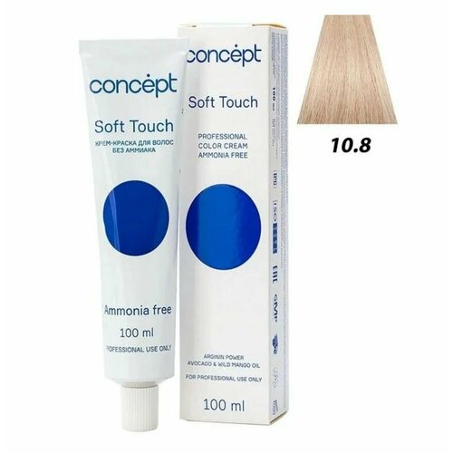 Concept Краска-крем для волос безаммиачная Soft Touch Ультра светлый блондин перламутровый 100мл 468₽