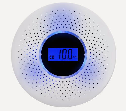 Изображение товара Датчик дыма и угарного газа ZDK Smoke CO настенный для дома, цвет белый