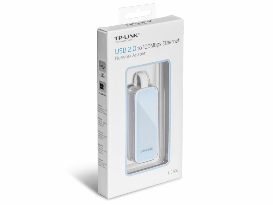 Сетевой адаптер TP-Link UE200 USB 2.0