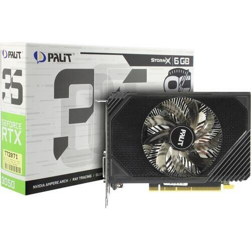 Видеокарта Palit StormX RTX3050 StormX OC