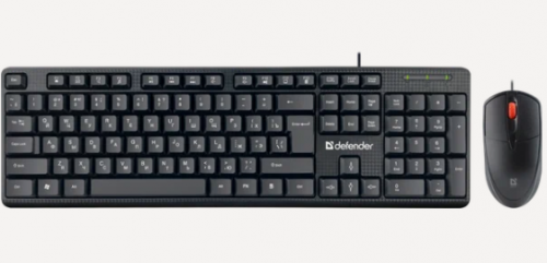 Изображение товара Клавиатура и мышь Defender LINE C-511 RU проводные черный (45511)