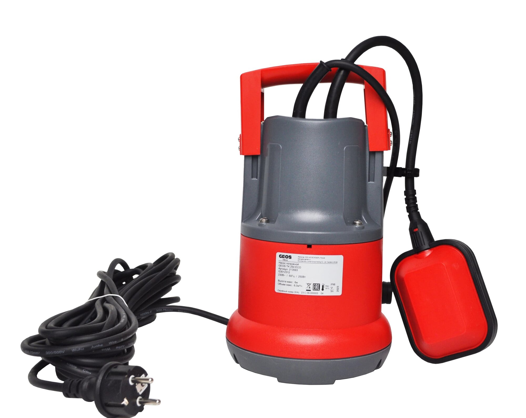 Насос дренажный AL-KO TK 250 Eco 250Вт 6000л/ч Geos - фото №4