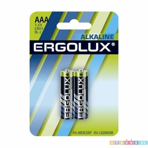 Ergolux LR03 Alkaline BL-2 (11743) Батарейка 11743
