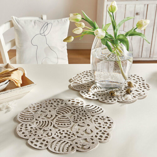 Подложки на стол Пасхальные яйца 2 штуки 1944₽