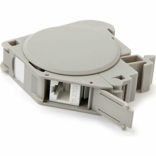 Крепление для Keystone Jack на DIN-рейку в распределительные щиты Hyperline fp-ie-din-kj-1a-gy 237925 1034₽