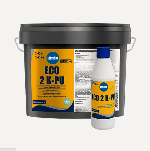 Изображение товара Клей для паркета Кесто Eco 2 K-PU двухкомпонентный 6 кг