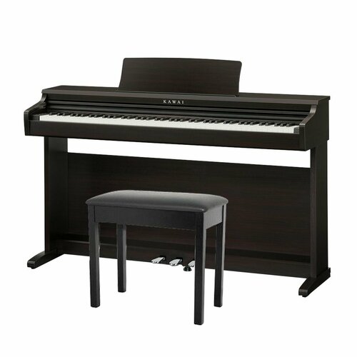 KAWAI KDP120 R - цифровое пианино, банкетка, механика RHC II, 88 клавиш, цвет палисандр
