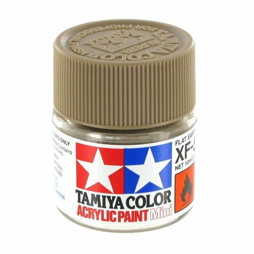 xf 5 flat green enamel paint 10 ml зелёный матовый краска эмалевая 10 мл tamiya 80305 81752 XF-52 Flat Earth (Земляная матовая) акрил.10 мл.