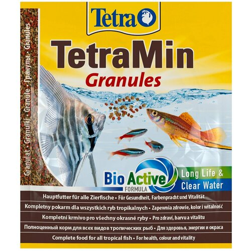 Tetra Min Granules корм для всех видов рыб в гранулах. 15гр, 2шт