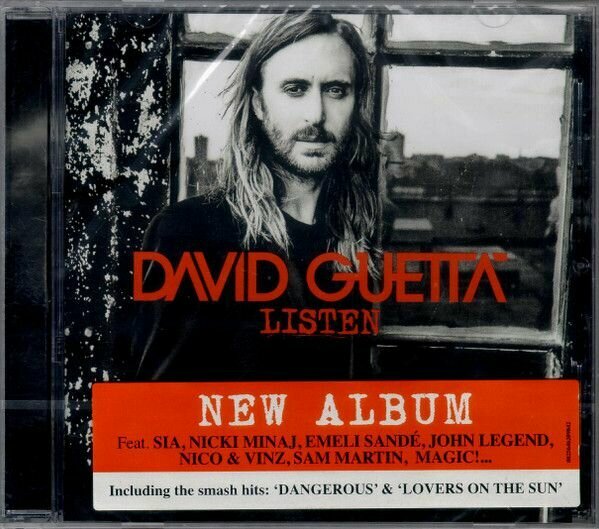 David Guetta Listen CD Медиа - фото №6