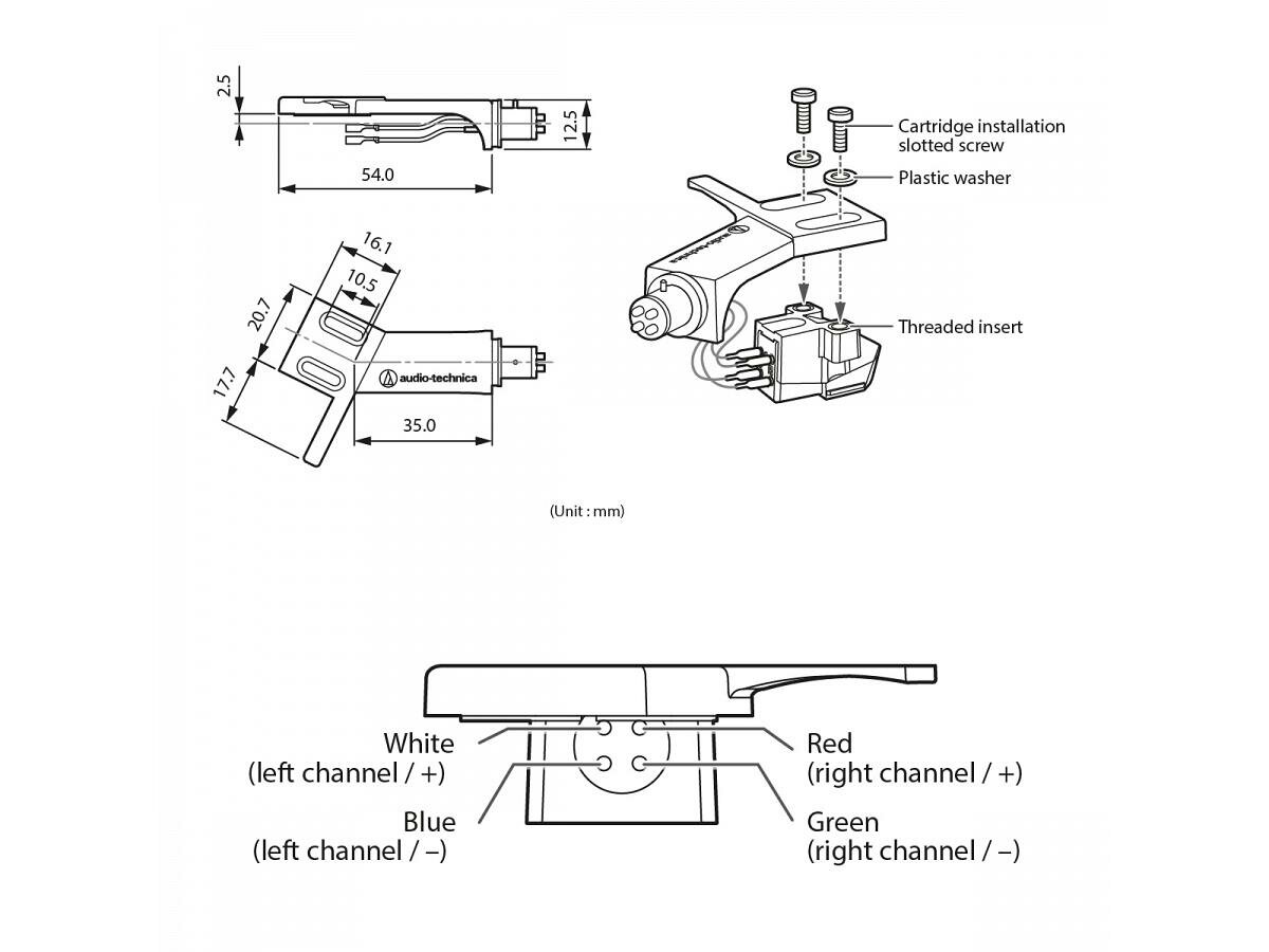 Хедшелл Audio-Technica AT-HS4 Silver (AT-HS4SV) - фото №3