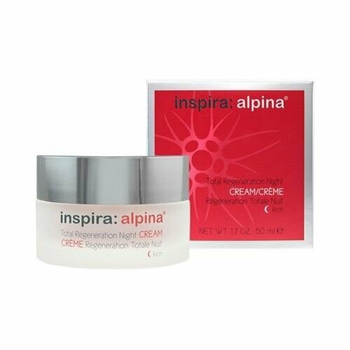 Inspira Cosmetics, Обогащенный ночной крем для лица с лифтингом Total Regeneration Night Cream 50 мл