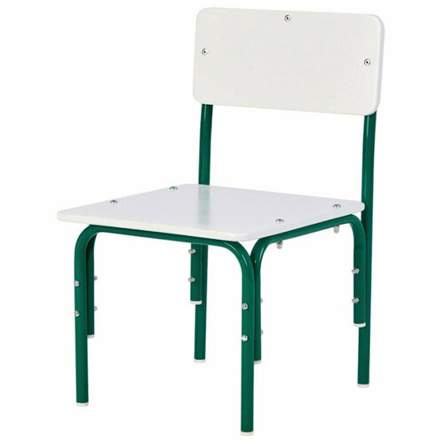 Стульчик детский растущий Мой малыш 1-2 группа БелыйЗелёный 2990₽