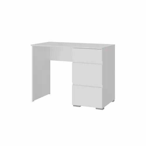Стол письменный Плейона Белый, ЛДСП, с ящиками, для спальни, гостиной, дома 996х750х515, тэкс