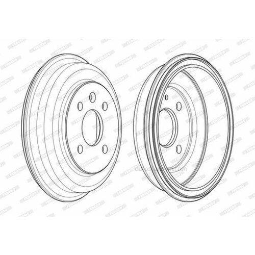 FERODO FDR329803 тормозной барабан