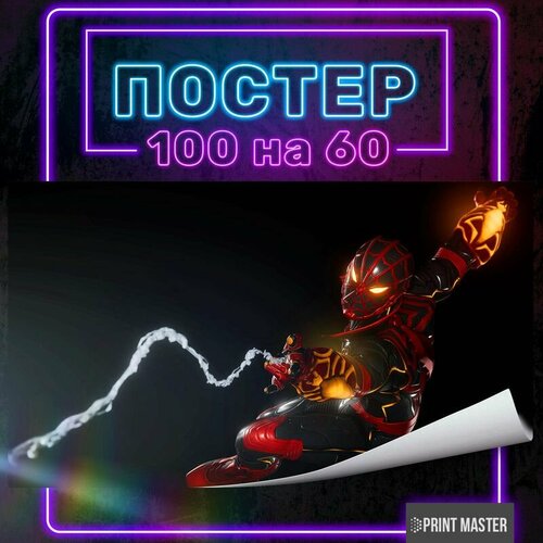 Постер на стену Человек паук 100х60 см 45 900₽