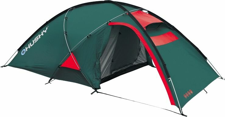 Туристическая палатка Husky Felen 2–3 темно-зеленый