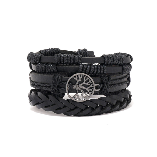 Комплект браслетов BAKA&DED Браслеты · BAKA&DED, 5 шт., размер 23 см, коричневый