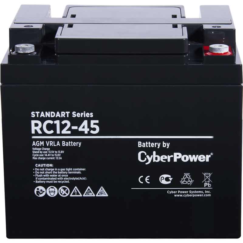 CyberPower Аккумуляторная батарея RC 12-45 12V/50Ah
