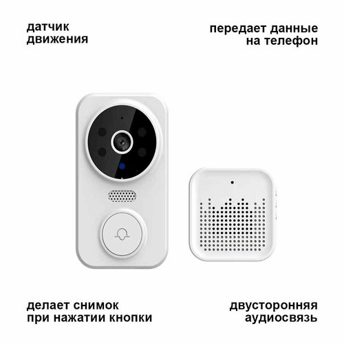 уличный смарт видеозвонок с датчиком движения wi fi видеозвонок с камерой ночного видения умный дверной звонок для системы безопасности Умный дверной звонок с камерой ночного видения
