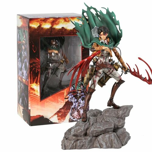 фото Фигурка атака титанов леви акерман bandai, 36cm box, унисекс