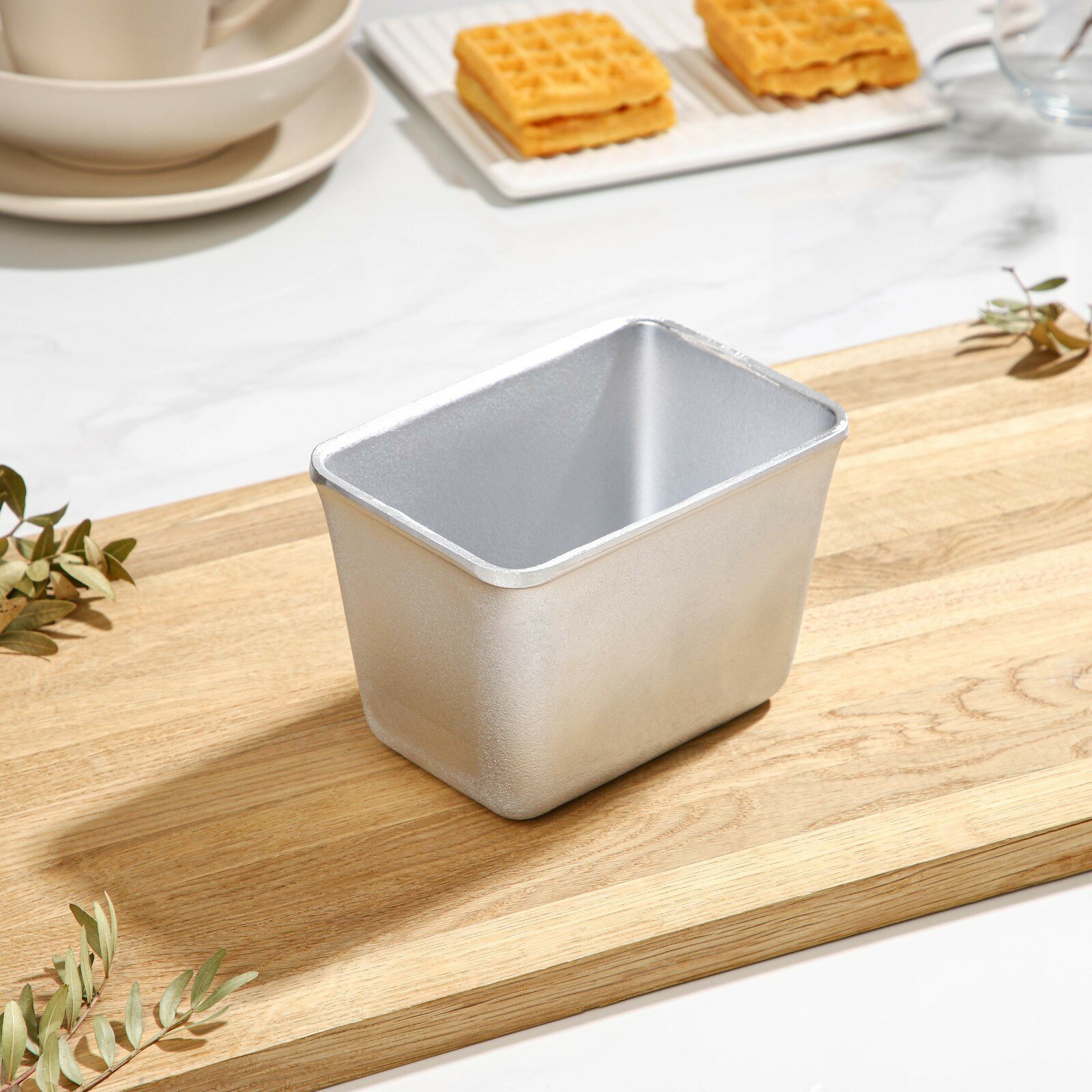 Форма для запекания хлеба KUKMARA, прямоугольная, 1 л, 14,5×10×10 см, Л-11, литой алюминий