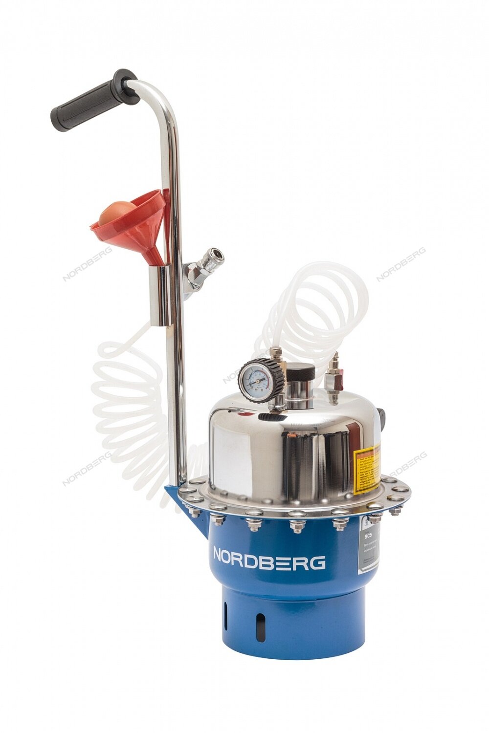 Установка пневматическая для прокачки тормозной системы и системы сцепления об 6 л