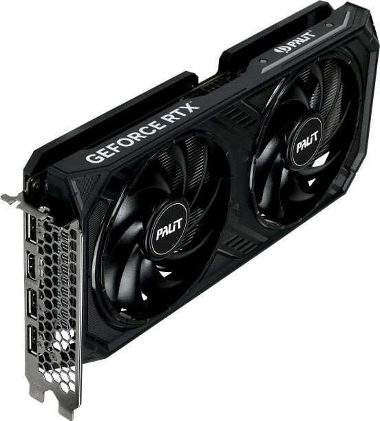 Palit PCI-E 4.0 RTX4060 DUAL NVIDIA GeForce RTX 4060 8Gb 128bit GDDR6 1830/17000 HDMIx1 DPx3 HDCP Ret