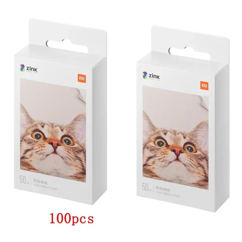 Бумага для фотопечати Xiaomi ZINK 10/50/100 листов