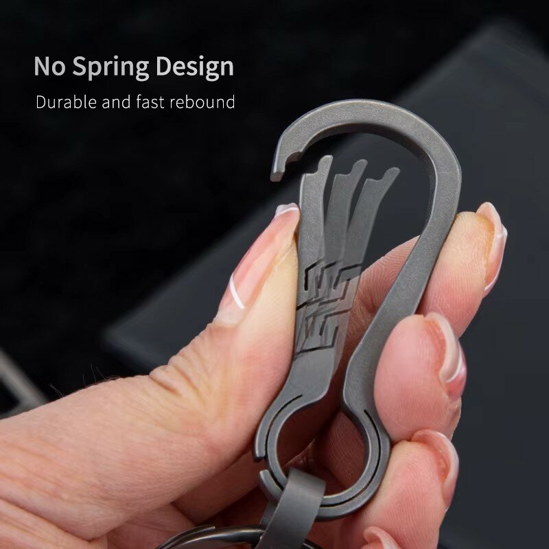 Карабин титановый усиленный, размер Lage — фото 1