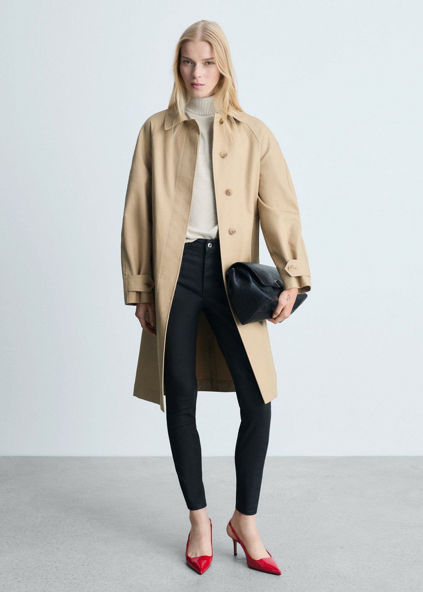 Джинсы MANGO Outlet размер 36 EU черный
