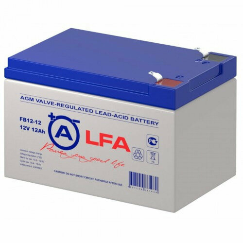 фото Аккумуляторная батарея lfa fb12-12 alfa battery