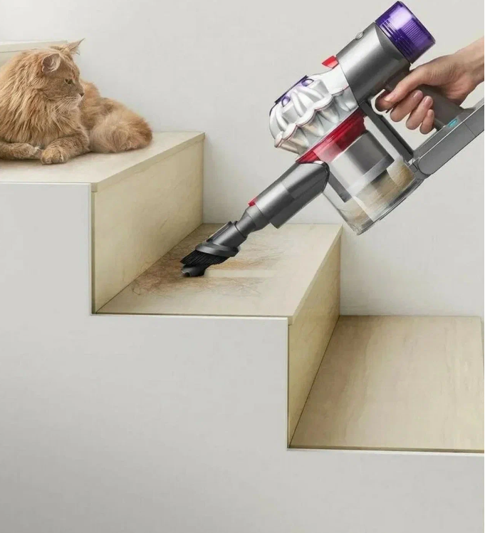 Пылесос Dyson V8 Advanced SV25 UK, silver/nickel — фото 1