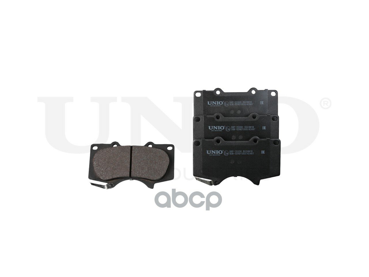 Колодки тормозные диск. передние Toyota LC Prado 120,150 02-, Hilux (N110/120/130) 15-, Mitsubishi P UNIO арт. BRP-20330