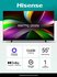 Телевизор Hisense 55E77Q 55 дюймов Смарт ТВ 4К телевизор е77q