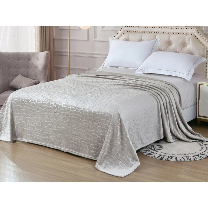 Плед Cleo Riviera велсофт 150x200 см серый 150/006-RIV 2347190